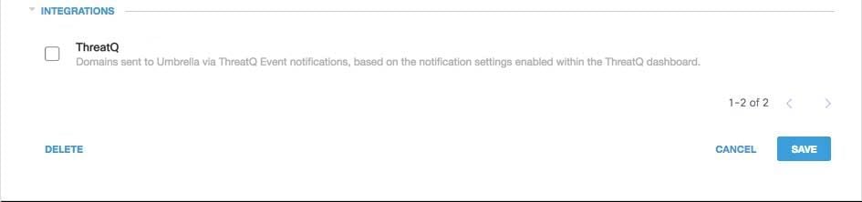 Threat Q in Integrations