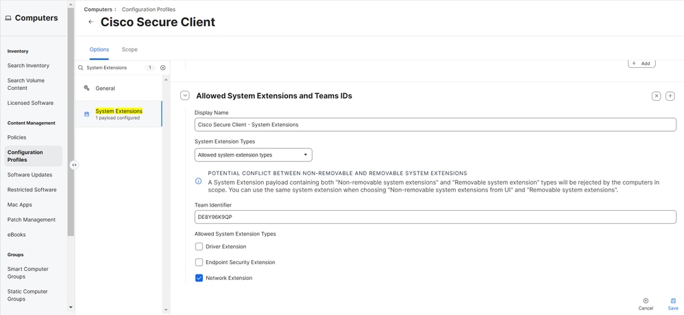 System Extensions