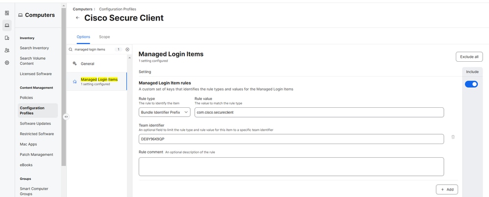 Managed Login