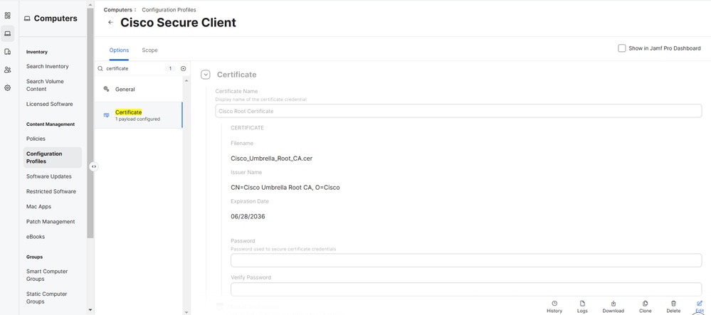 Root Certificate