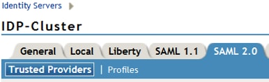 Integrate Umbrella with NetIQ for SSO with SAML - SAML 2.0 tab