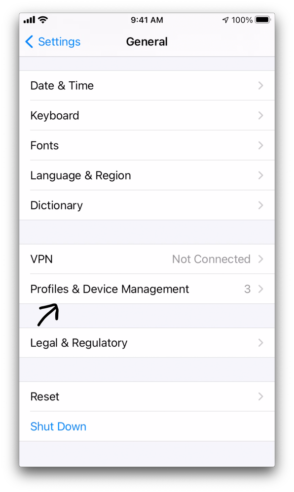 Profiles and Device Management
