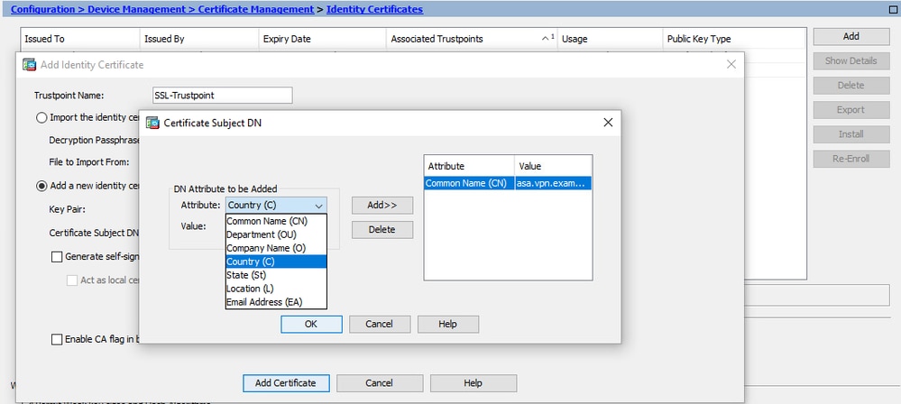 CSR FQDN Step 2