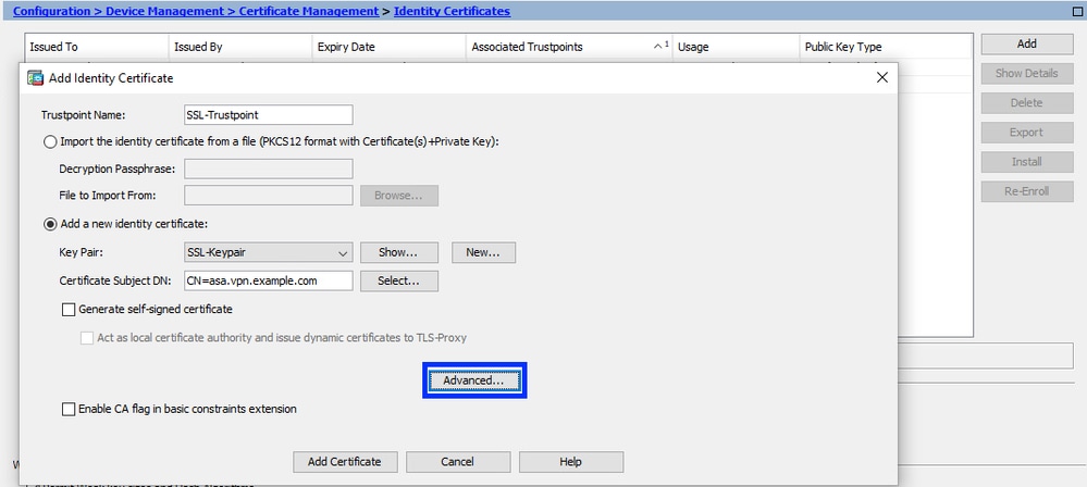 CSR FQDN Step 3