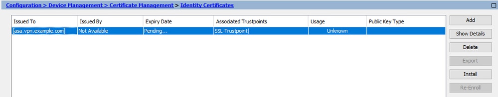 CSR FQDN Step 7