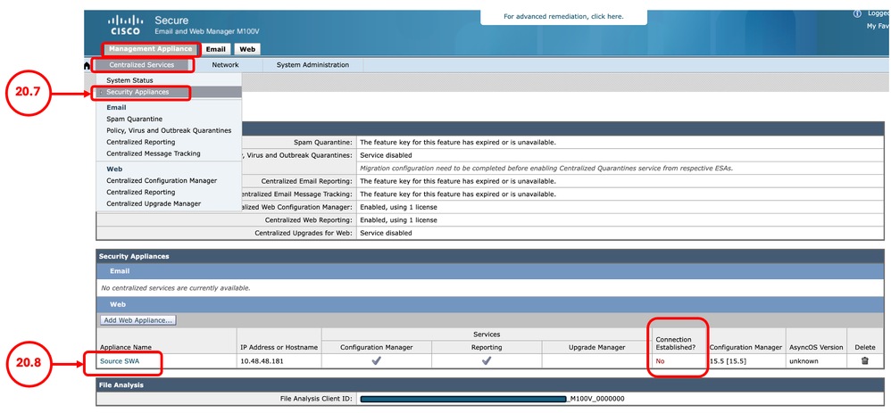 Image - SMA Security Appliance Status