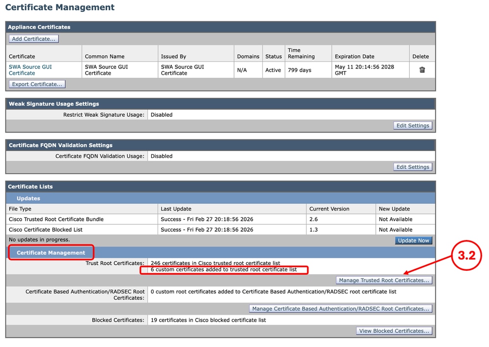 Image - Manage Trusted Root Certificates