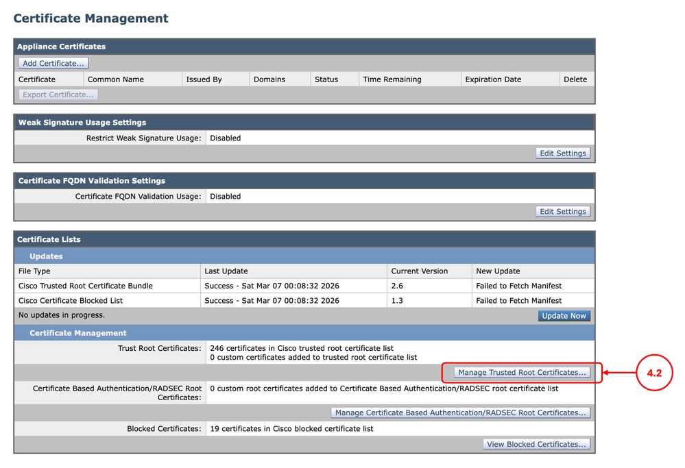 Image - Manage Trusted Root Certificate