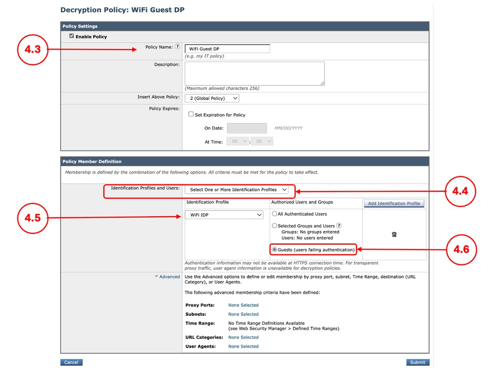 Create Decryption Policy for Unmanaged Devices
