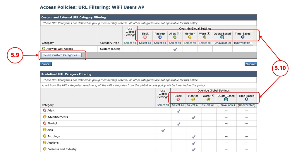 Image - Access Policy URL Filtering for Managed Devices
