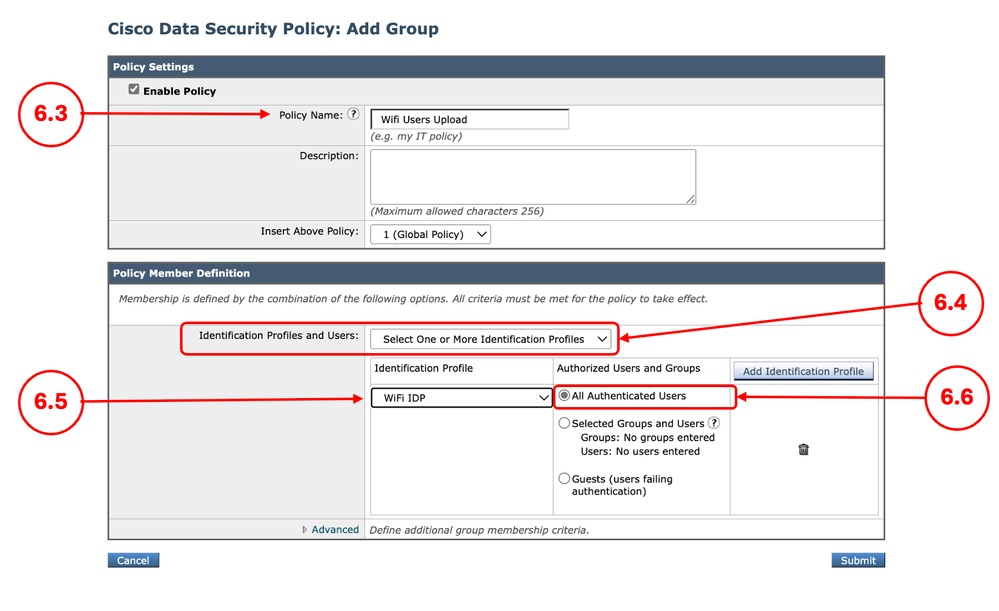 Image - Cisco Data Security Policy for Managed Devices