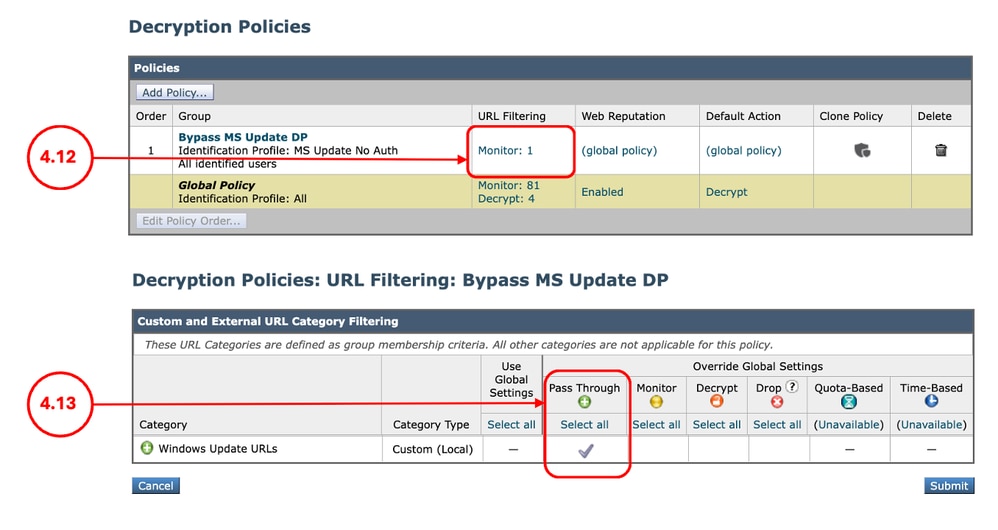 Image - Set the Action Pass Through for the URL Category