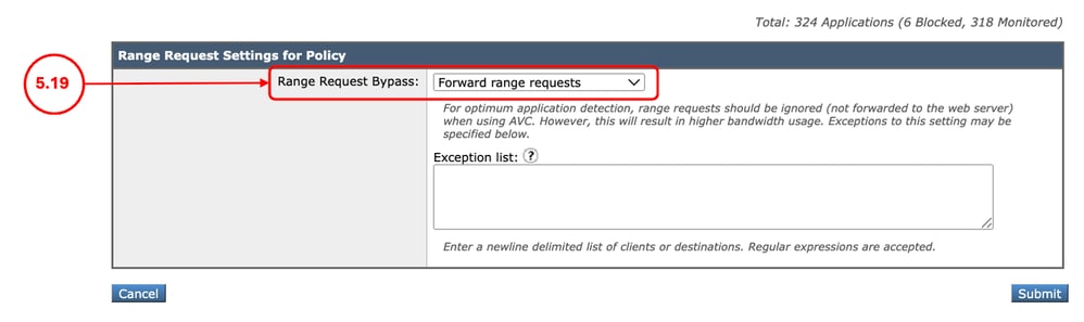 Image - Range Request Settings for Policy