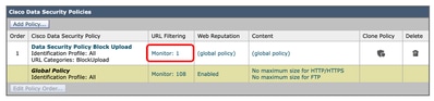 Image - Select the URL Filtering