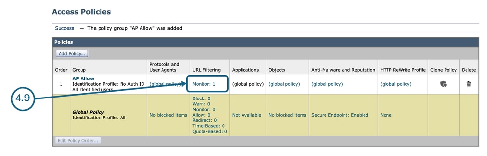 Image - Select URL Filtering