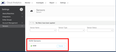 Sensor Status