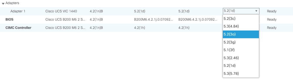 Set Firmware Bundle for Backup