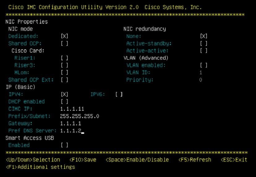 CIMC Configuration Utility
