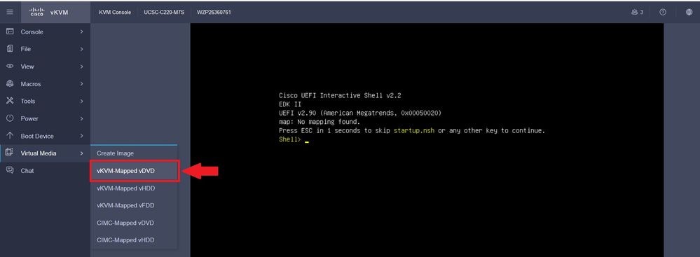 KVM Mapped DVD