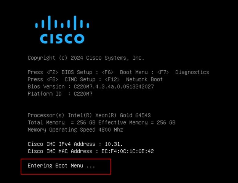Boot Menu