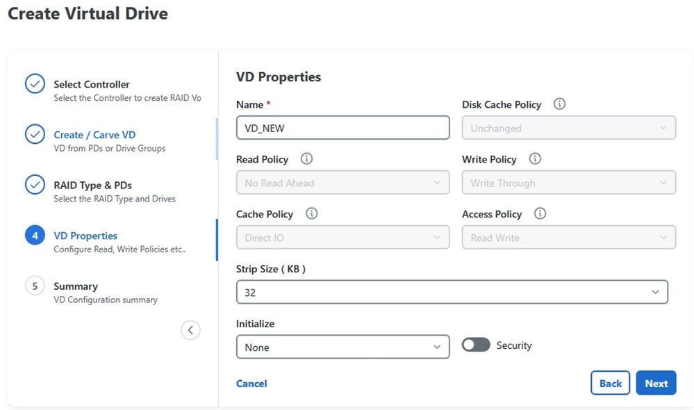 VD Properties
