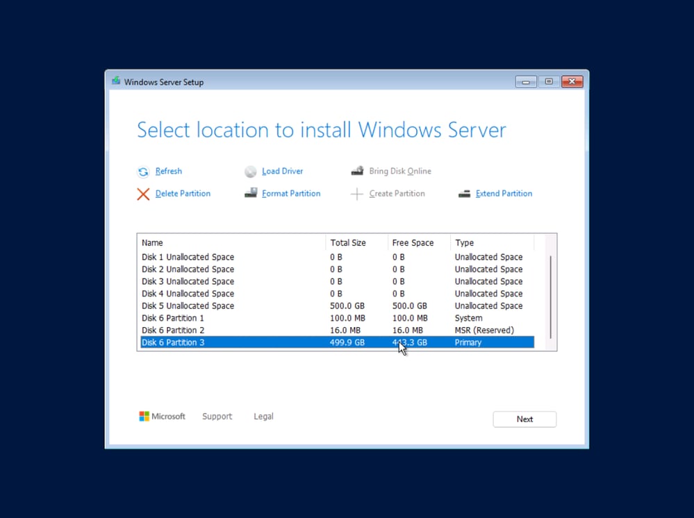 Disk for installation