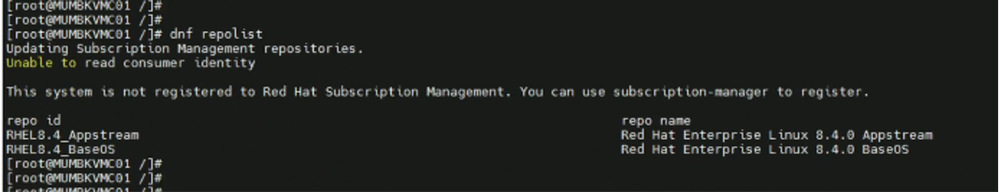 Command Sample Output