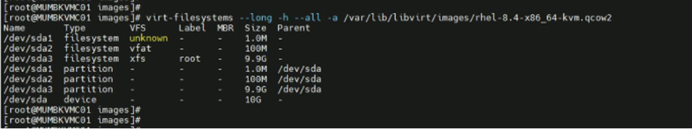 Command Sample Output