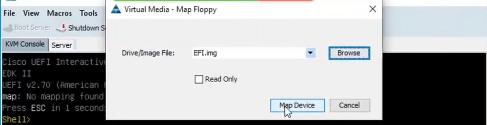 Select Map Device