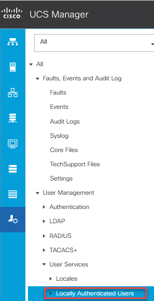 Select Locally Authenticated Users