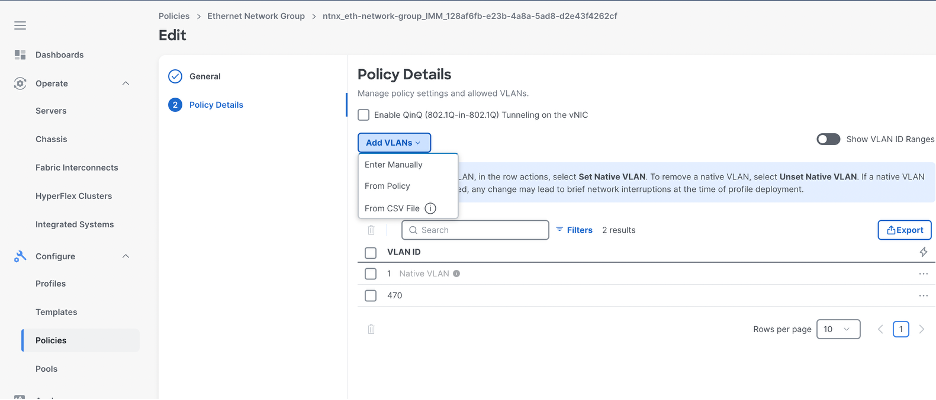 Configuration GUI