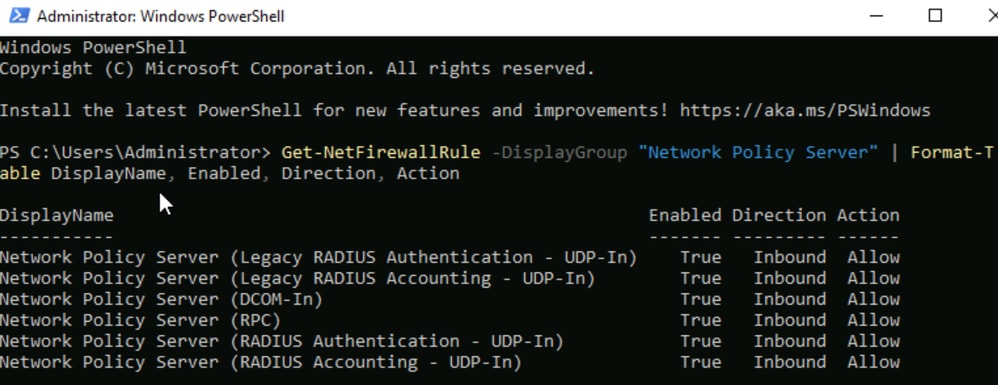Radius Authentication Port Verify