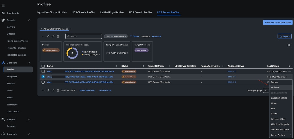 9 Profile Activate Path