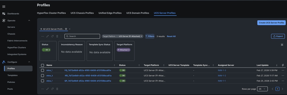 13 Profiles Activated OK