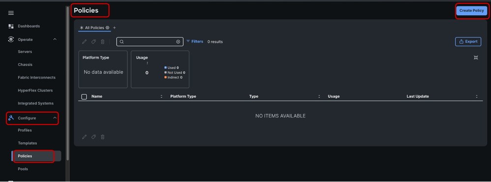 Policies Tab