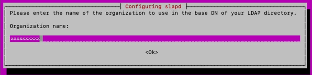 Example Organization name