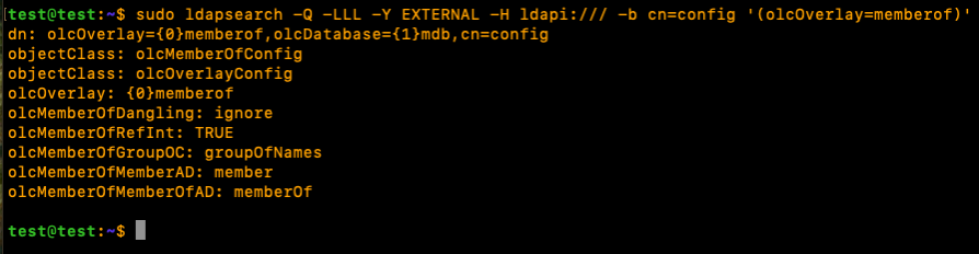 Verification of LDAP