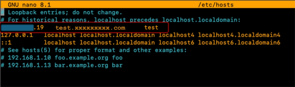 Verify and add IP address as needed