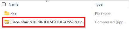 Example nfnic driver