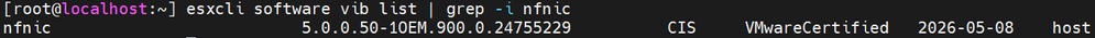 verify driver version