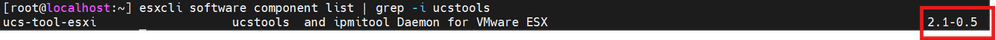ucs tools post install verify