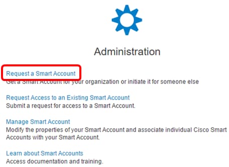 How To Request A Smart Account Cisco