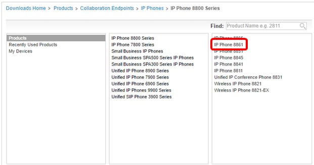 Upgrade the Firmware on the Cisco IP Phone 7800 and 8800 Multiplatform