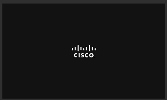 Power on the new Cisco video phone 8875.