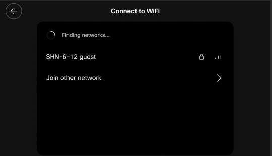 To connect to Wi-Fi, select your network from the list.