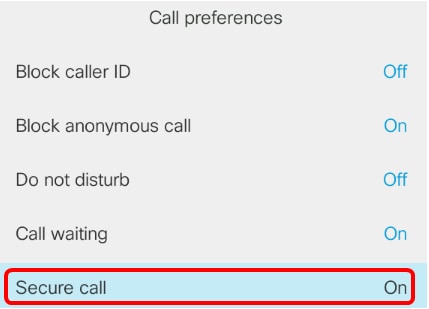 Secure a Call on a Cisco IP Phone 8800 Series Multiplatform Phone - Cisco