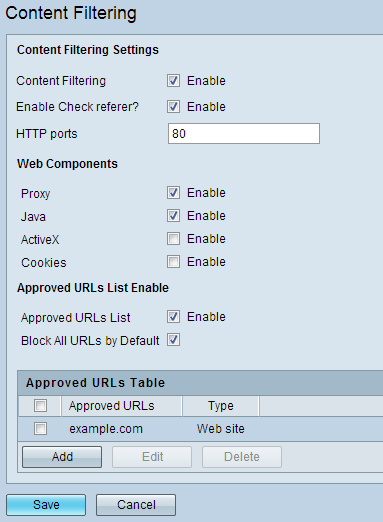 Trusted Domain Configuration On The Rv120w And Rv220w Cisco