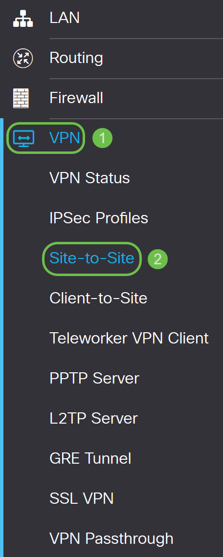 Configure A Site To Site Virtual Private Network Vpn Connection On An Rv340 Or Rv345 Router Cisco