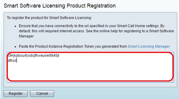 software license registration cisco