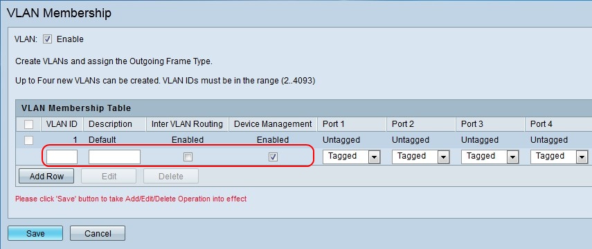 Rv180 および Rv180w の Vlanメンバーシップ Cisco